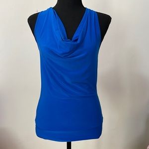MKM sleeveless top blue size small